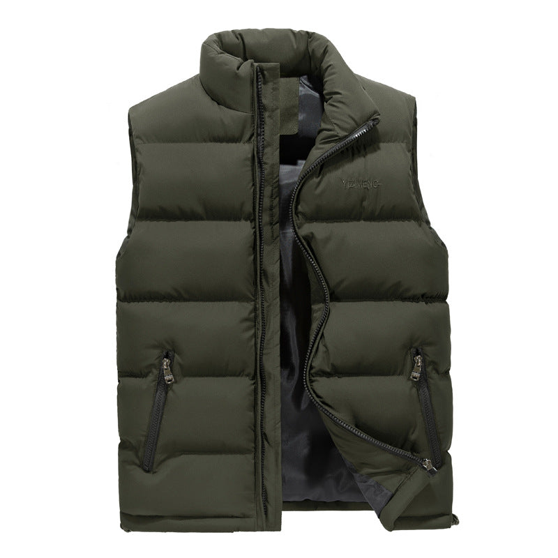 Fall And Winter Warm Down Cotton Vest Men
