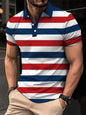Men's Loose-Fit Casual Top With Lapel And 3D Digital Print