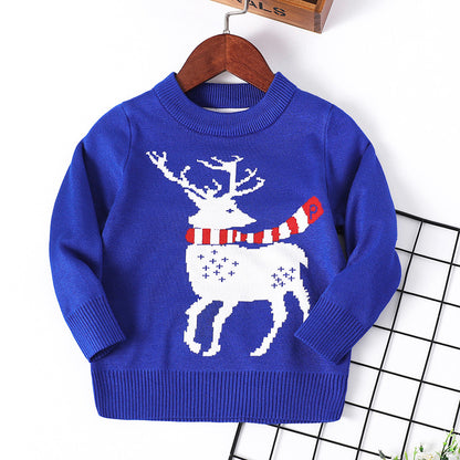 Children's knitwear base sweater