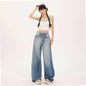 Fashionable All-match Straight Jeans For Women