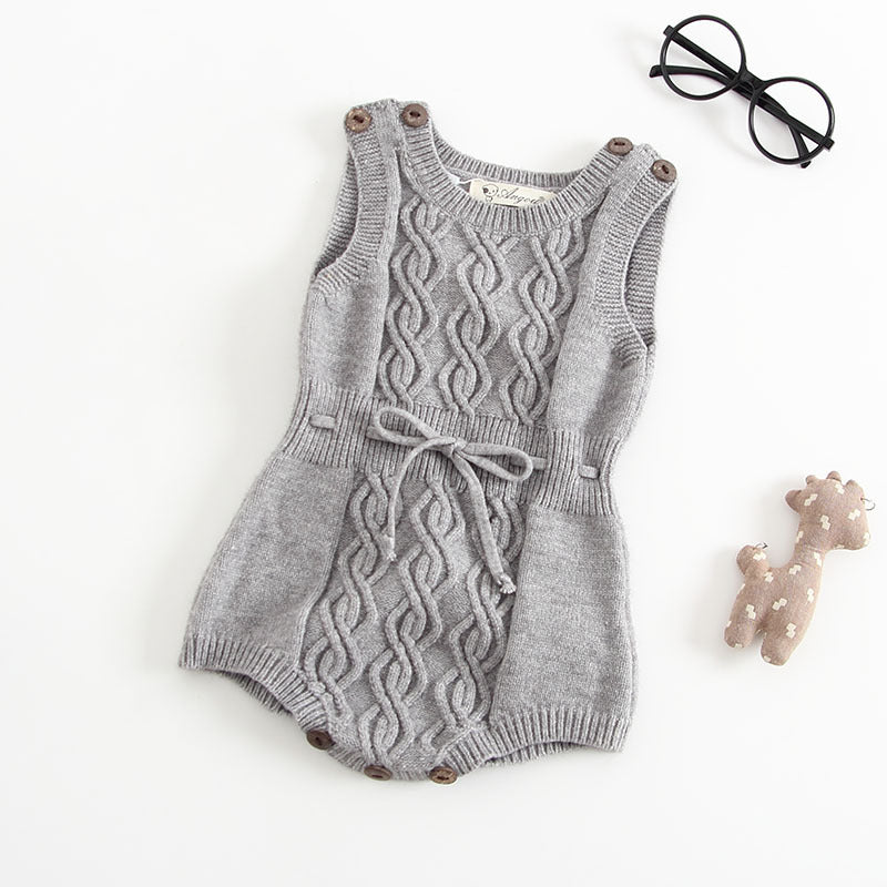 Baby rabbit velvet core-spun bodysuit