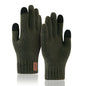 Knitted Woolen Cold Weather Gloves For Men