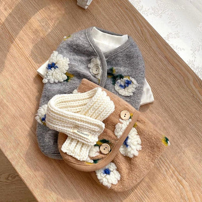 Fashion Embroidered Pet Teddy Bear Tank Top