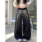 Retro Large Pocket Machete Jeans For Women