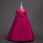 Kids Long Flower Girl Dress Dress