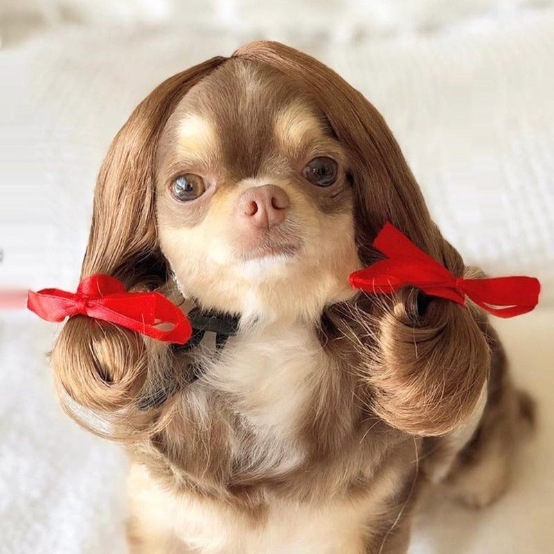 Pet Headdress Pet Wig Sheath