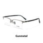Ultra-light Titanium Frame Plastic Steel Leg Glasses