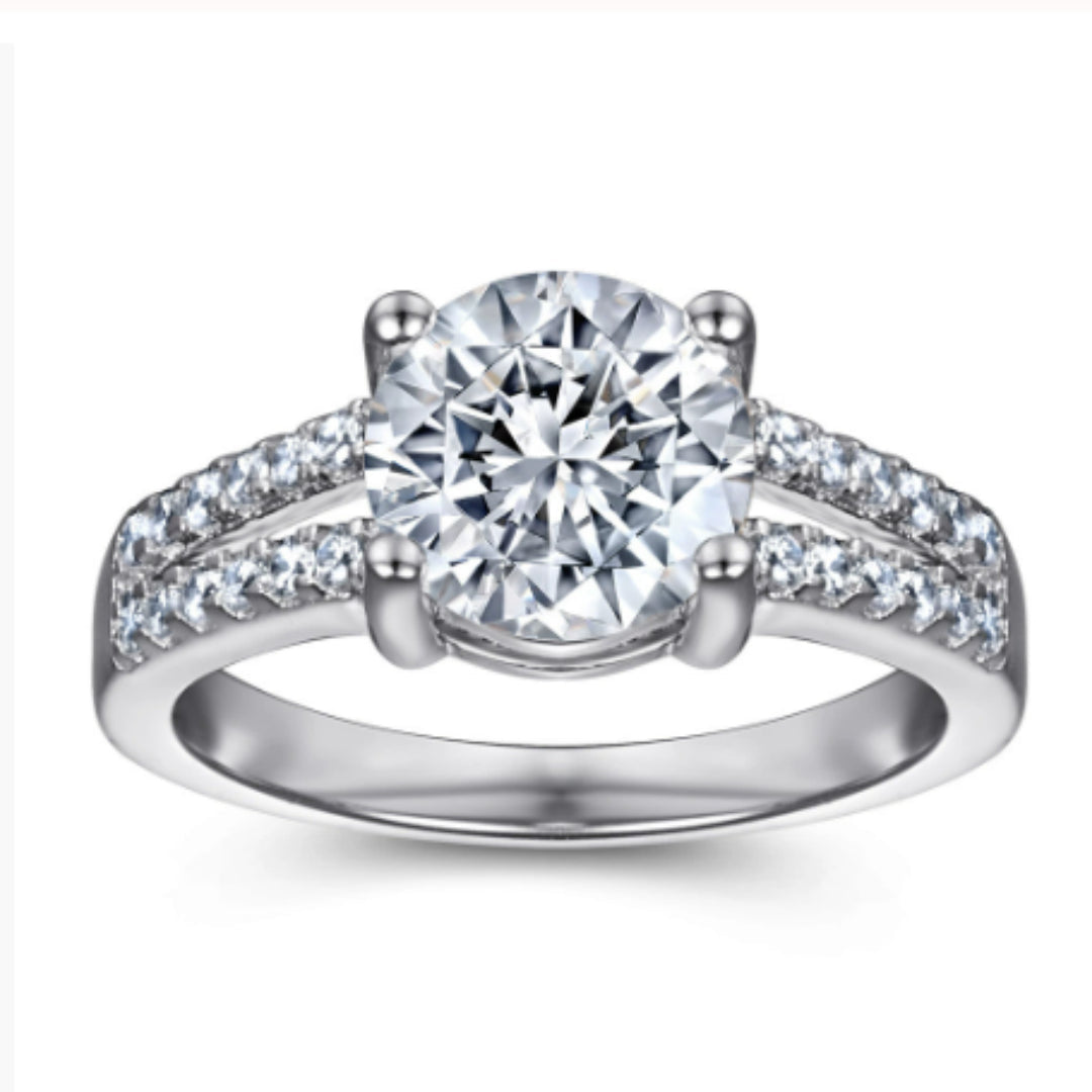 Tonglin 925 Silver Wedding Ring Simulated Wedding Trendsetter Fadeless