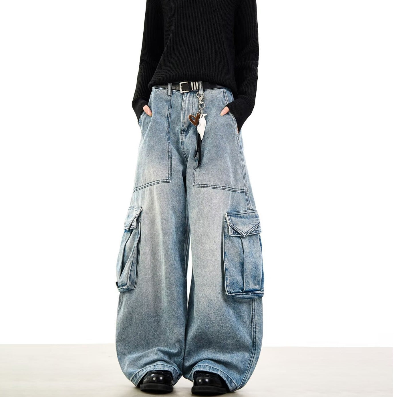 Ruggedly Cool Vintage Workwear Denim Jeans