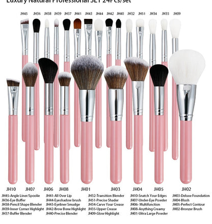30 PCs Makeup Brush Set Soft Hair Eye Shadow Blush Face Powder Full Set