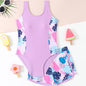 Children's Swimsuit Girls' Middle And Big Children's One-piece Boxers Two Piece Swimwear