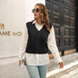 Twist Women's Knitted Vest Sweater
