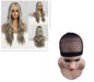 European and American female long curly wigs