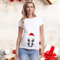 Christmas short sleeve maternity dress