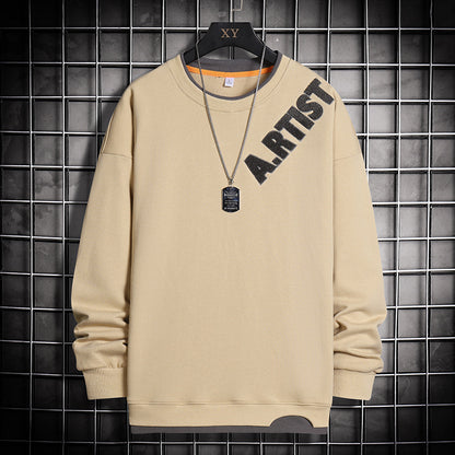 New Loose Couple Wear Trendy Long Sleeve T-Shirt Spring And Autumn Thin Top Clothes