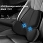 Car Electric Massage Waist Back Cushion Headrest
