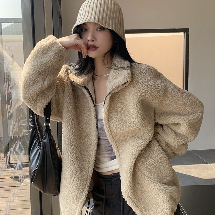 Lamb Wool Coat For Women