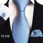 Paisley Tie Square Scarf Pocket Square Cufflinks Three-piece Set