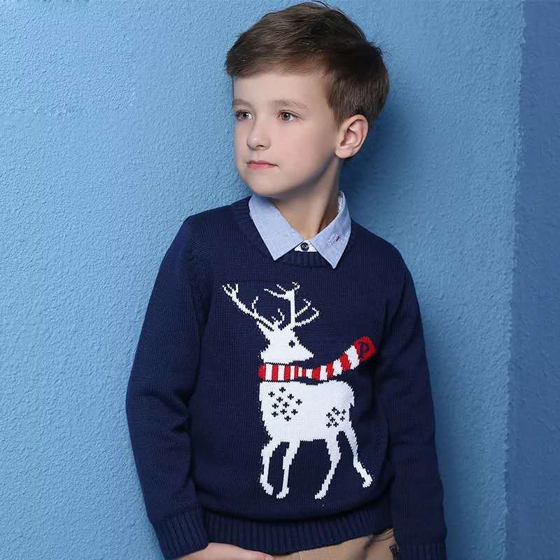 Children's knitwear base sweater
