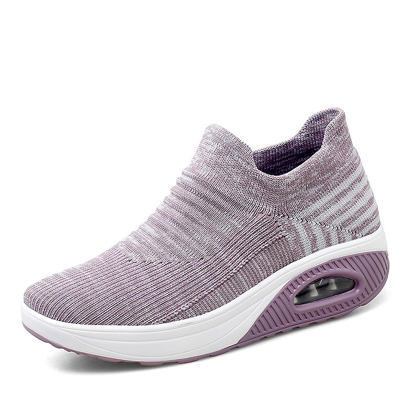 Platform Slip-on Rocking Shoes For Women