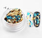 Nail tin foil fragment nail jewelry