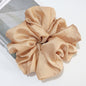 Oversized Smooth Satin Large Intestine Circle Hair Tie