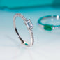 Ring Fine Row Diamond Mosang Diamond Small Group Light Luxury