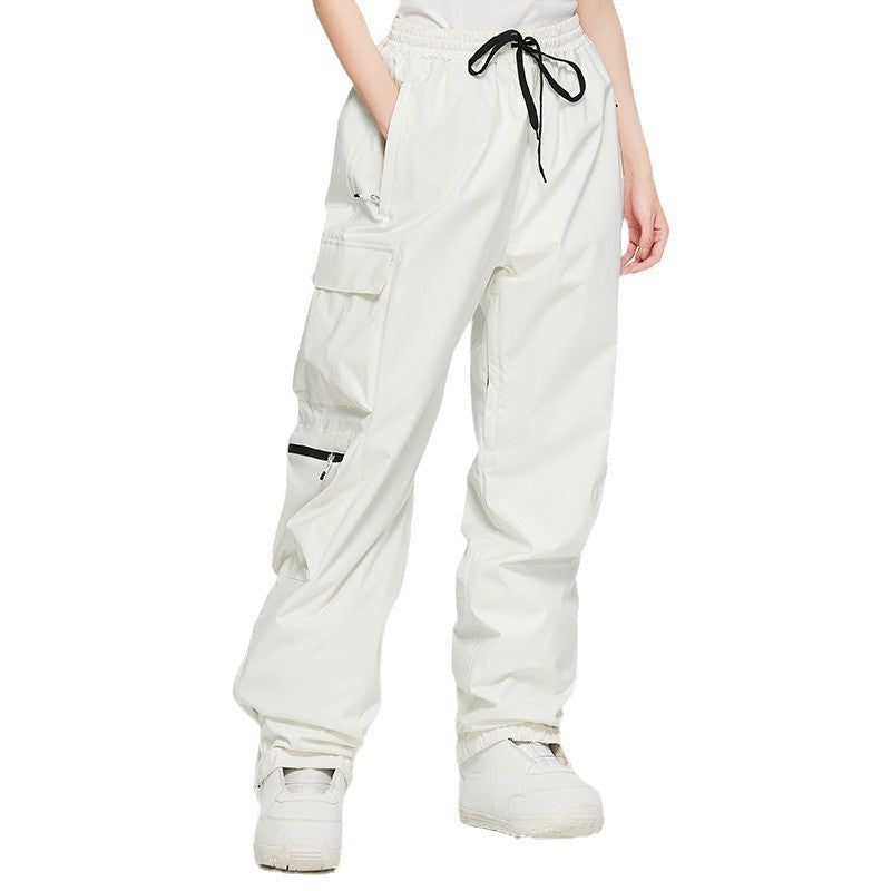 Winter Outdoor Windproof, Waterproof, And Insulated Thickened Ski Pants