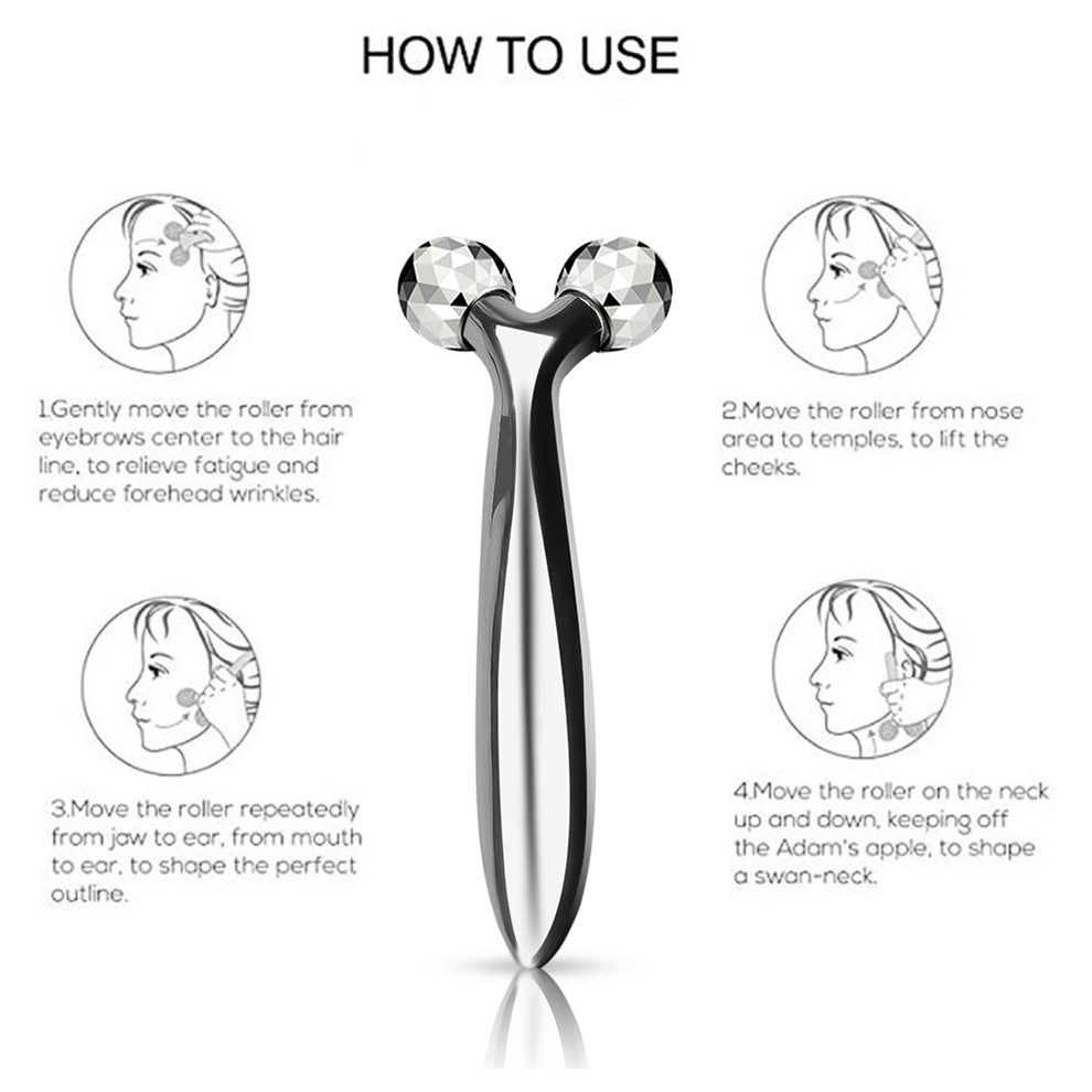 Facial Roller Massage Y Shape Wrinkle Remover Face-lift