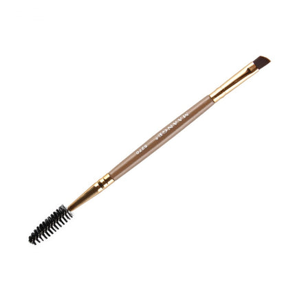 Double eyelash brush eyebrow brush