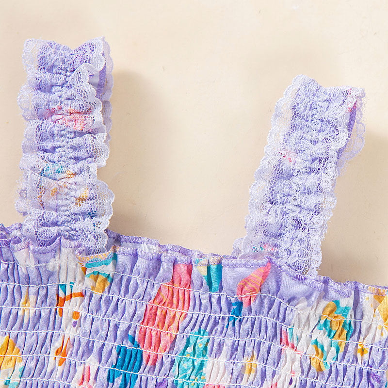 Easter Girls' Jumpsuit Toddler Party Clothing