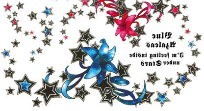 Supply new color tattoo stickers waterproof personality fashion chest stickers sternal stickers tattoo stickers tattoo