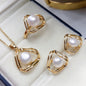 Simple And Exquisite Freshwater Pearl Necklace Suit