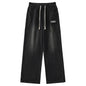 Fashion Letter Embroidery Black Jeans For Women