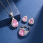 Pendant Necklace Set With Ring For Women