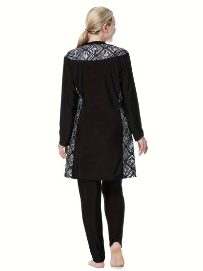 Loose Plus Size Fat Women Conservative Swimwear