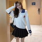 Two-piece sweater pleated skirt