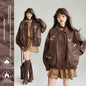 Advanced Brown Leather Jacket For Women