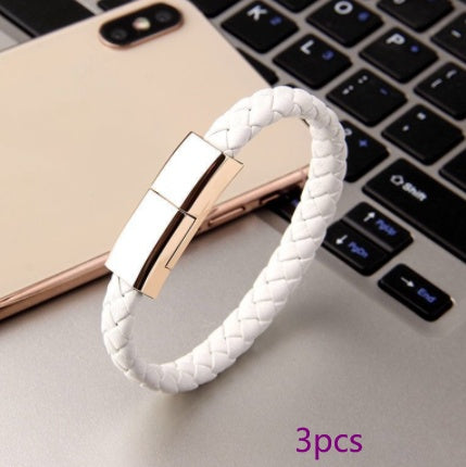 New Bracelet Charger USB Charging Cable Data Charging Cord For IPhone & Android  USB C Cable For Phone Micro Cable