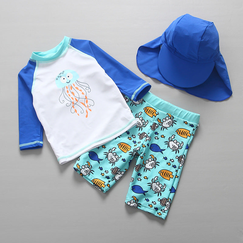 Swimsuit Boy Baby Child One-Piece Sunscreen