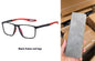 KY1119 Finished Product Myopic Anti Blue-Ray Plain Men And Women Fashion Large Rim Glasses TR90