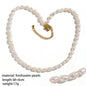 Natural Freshwater Pearl Necklace For Women Light Luxury Minority Sweet Cool Style Clavicle Chain