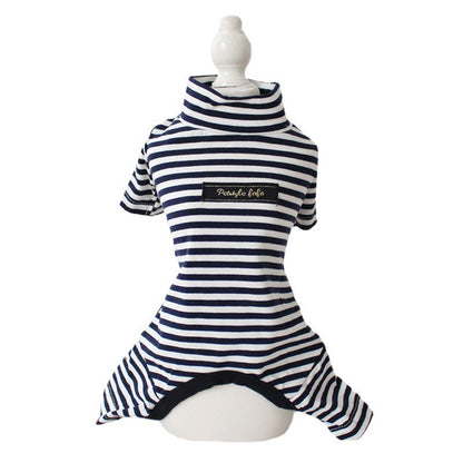 Cotton Eight-color Striped Pet Leggings