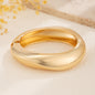 Exaggerated Metal Texture Light Luxury Geometric Irregular Wide Version Personalized Bracelet Female