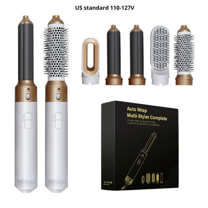 Multifunctional Five-in-one Automatic Curler Straight Comb Hair Dryer