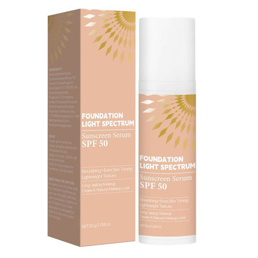 UV Protection Makeup Primer Foundation Cream 30g Foundation Sunscreen Neutral Packaging