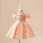 Girls Birthday Party Sequined Suspender Forged Cloth Dress