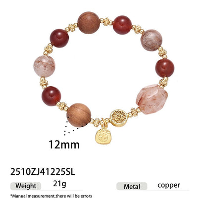 Exquisite Handmade Bead Bracelet With High-end Temperament