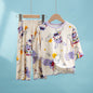 Girls' Summer Modal Short Sleeved Home Clothing