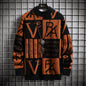 Fashion Color Contrast Stripe Warm Knitwear For Men